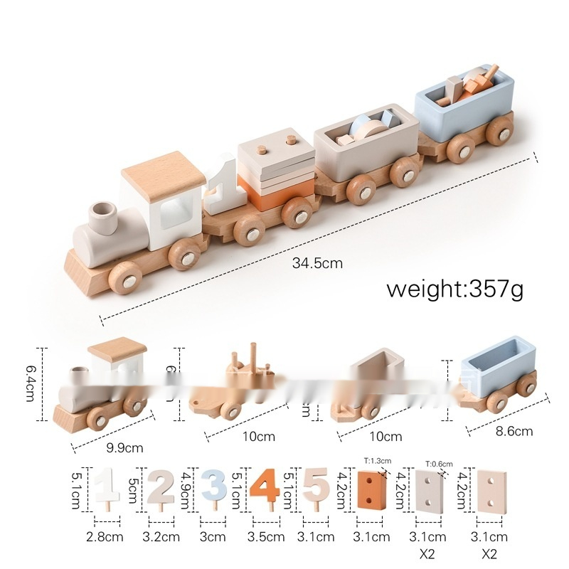 Commemorative Train Building Blocks Children's Educational Toys — foto 2