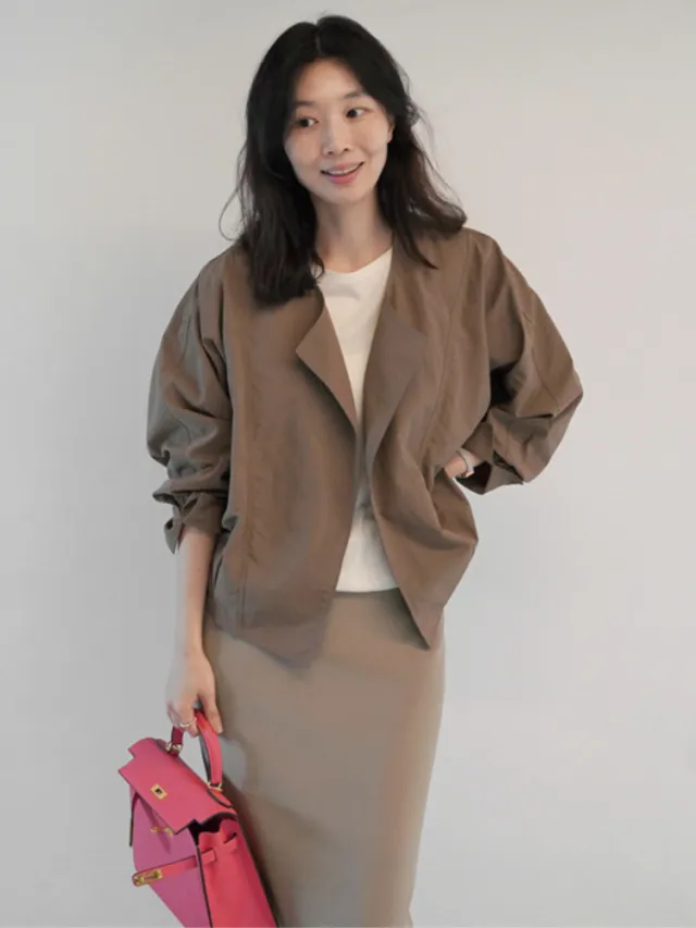 Loose Crew Neck Sun Protection Top Air Conditioning Cardigan Gray Green - Shop at LoveMi