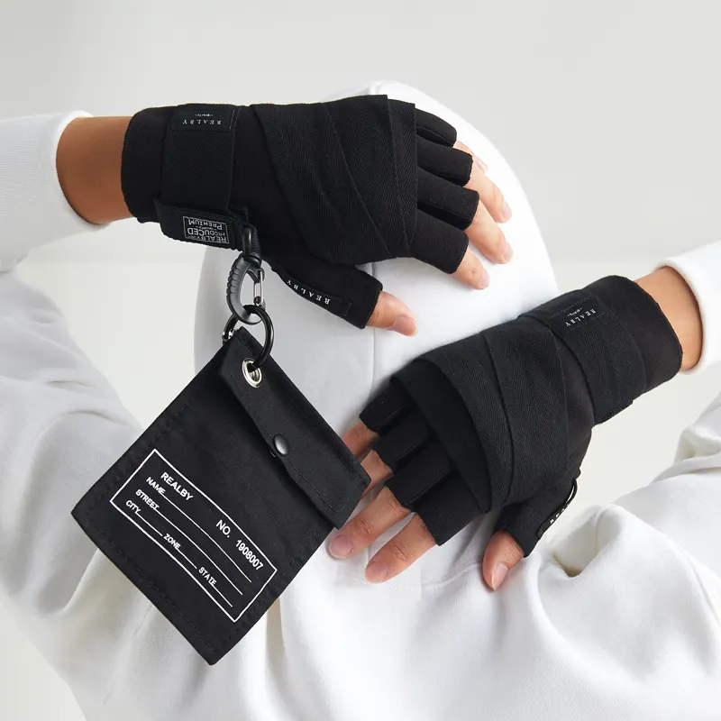 Sports Gloves Half Finger Men's Fitness Boxing