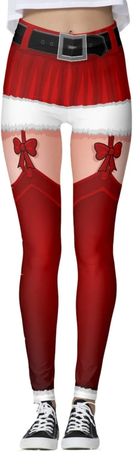 Women's Trousers Thin Elastic Christmas Theme 3D Digital Printing 4 Style - Shop at LoveMi