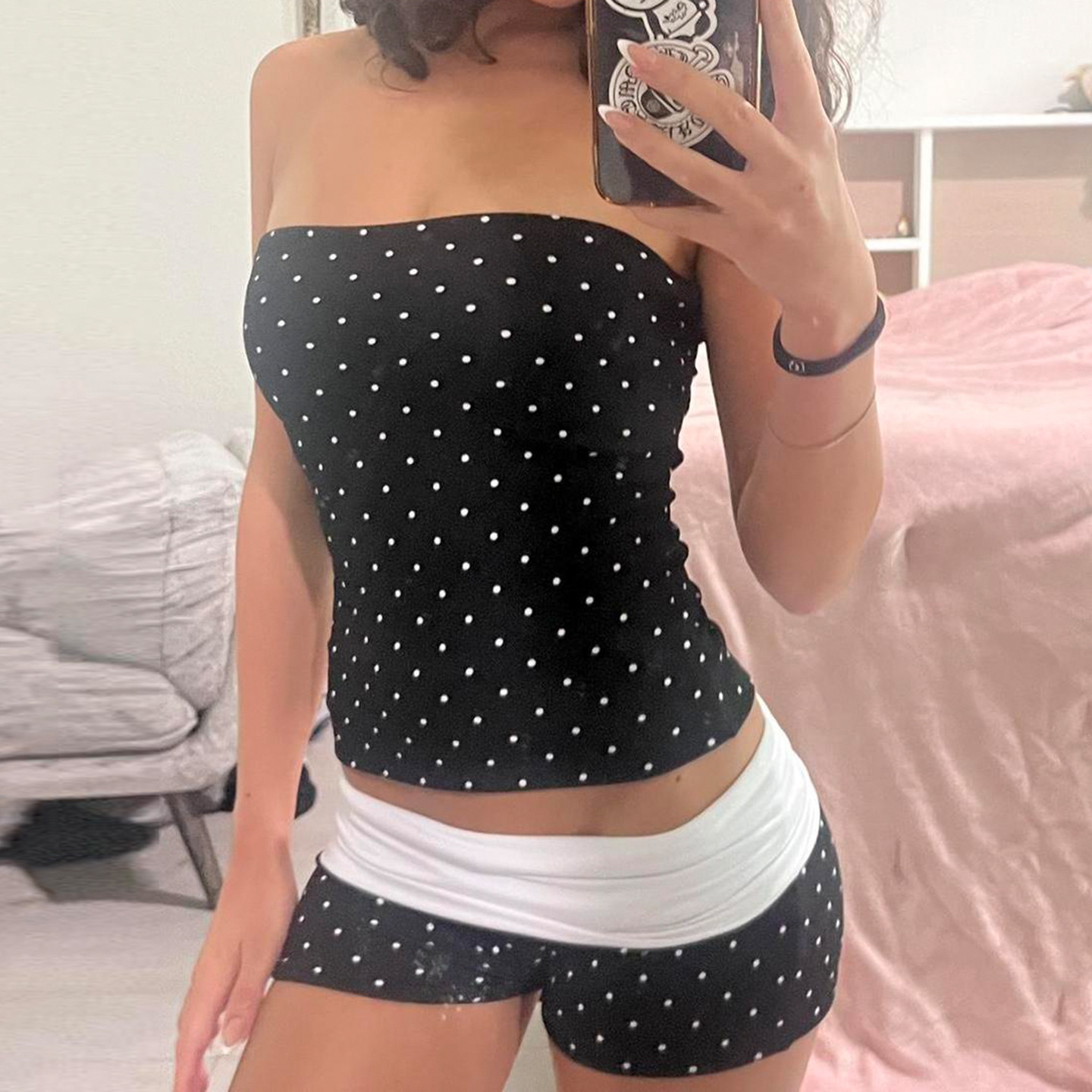 Shorts Two-Piece Set Chic Slimming Casual Sportswear Suit