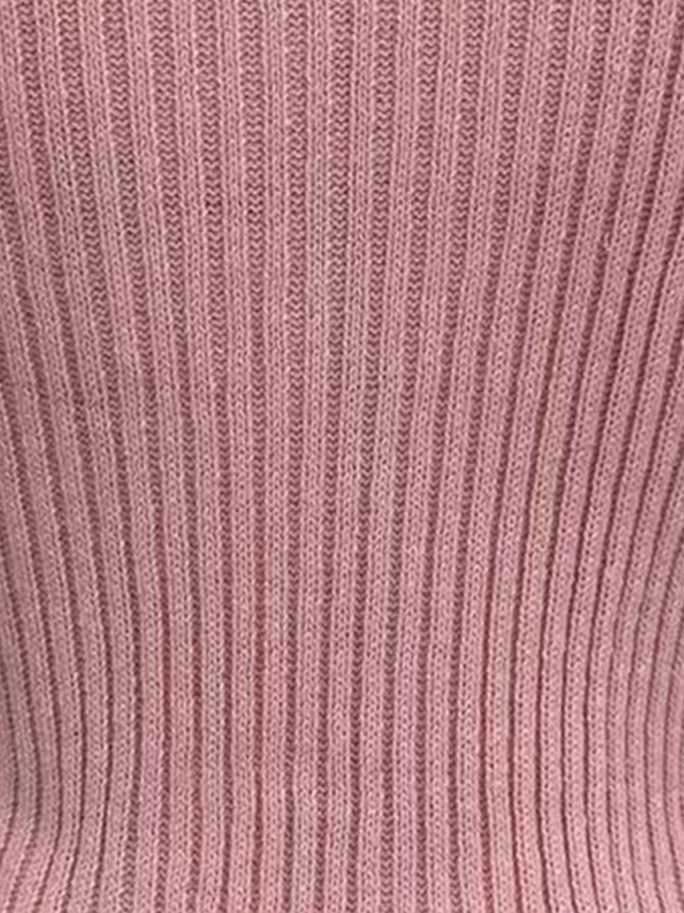 Cross Design Slim Fit Patchwork Knitwear For Women