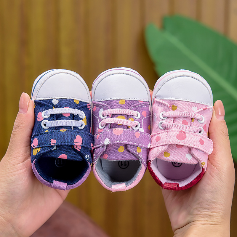 Baby Shoes Casual Canvas Shoes For Babies With Soft Soles - imagen 1