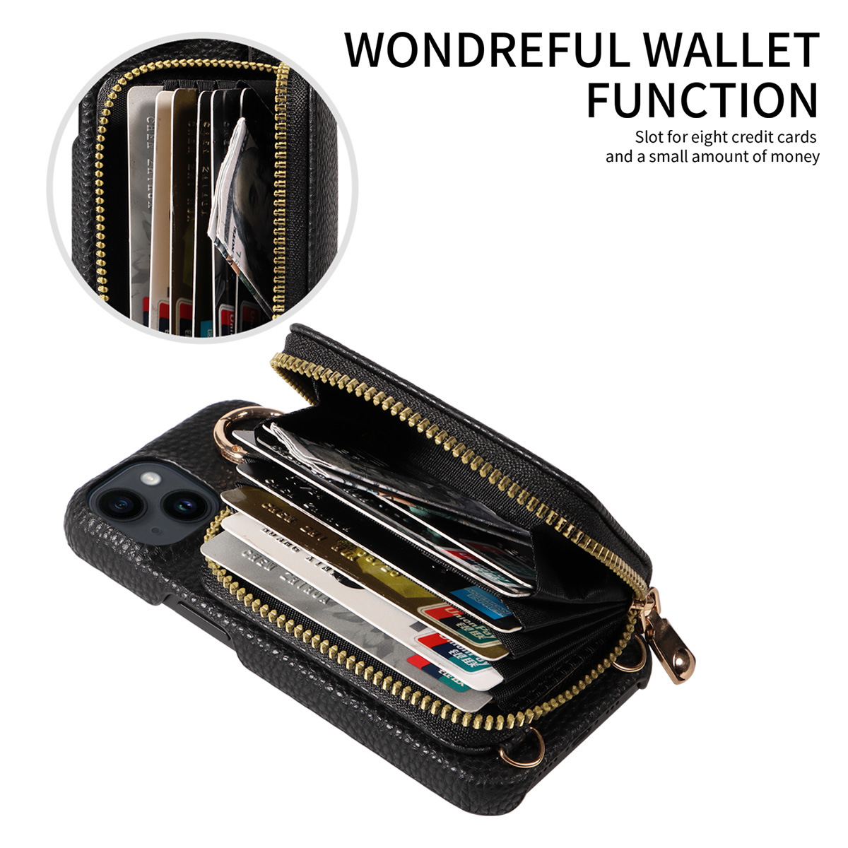 16promax Mobile Phone Leather Case Crossbody Organ