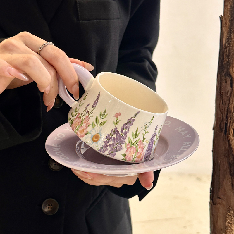 Retro Office Water Cup High-value Coffee Mug For Girls — foto 6