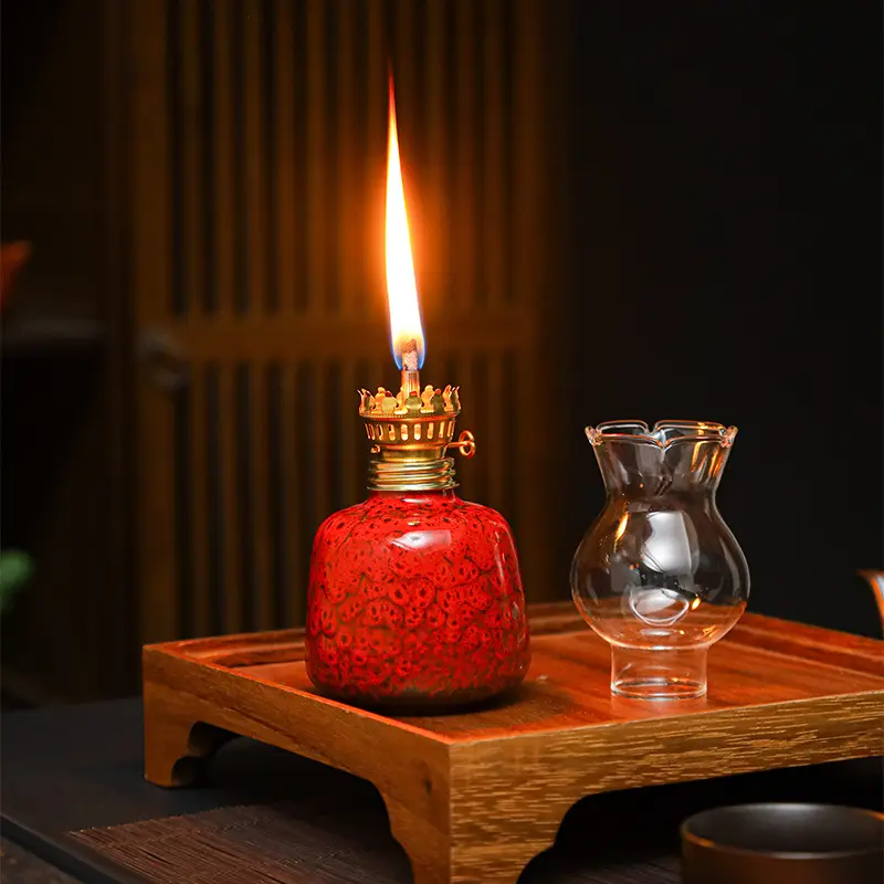 Kiln-Changed Creative Ever-Burning Lamp Ghee Lamp Tea Room Decor Piece