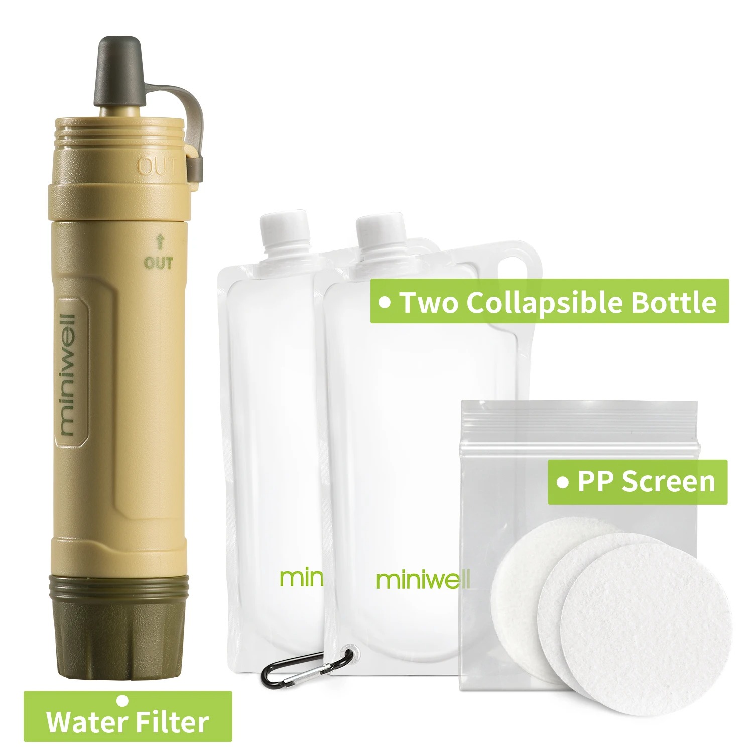 Purifying Straw Portable Outdoor Water Purifier
