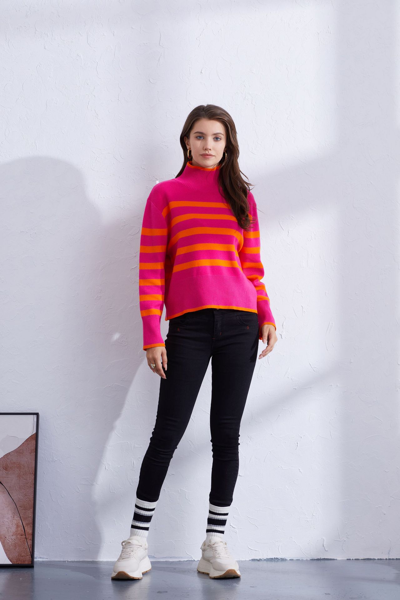 Title 2, Casual All-matching Warm Sweater For Women