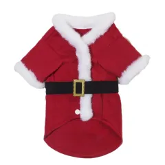 Autumn And Winter New Christmas Pet Cat Dog Pet Clothes - Red - View 1