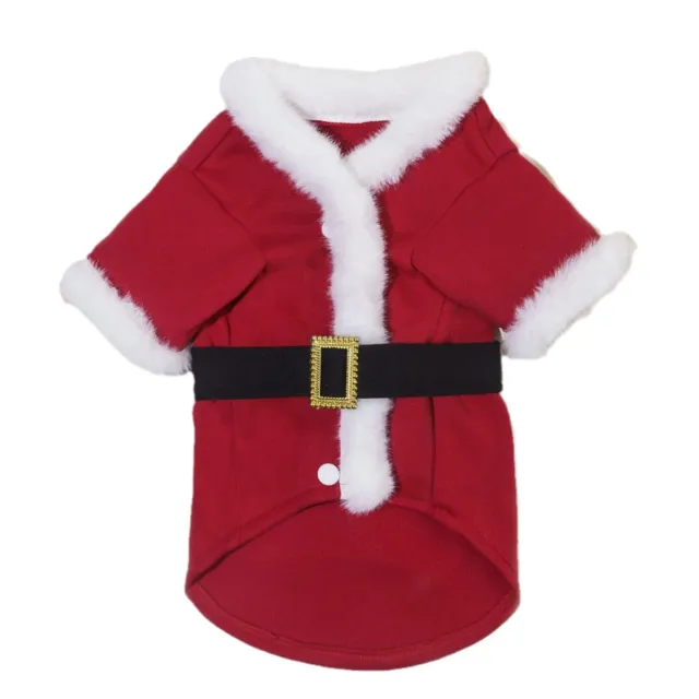 Autumn And Winter New Christmas Pet Cat Dog Pet Clothes Red - Shop at LoveMi