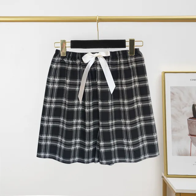 Women's Cotton Silk Pajama Pants Summer Thin Shorts Loose Casual 5Style Free Size - Shop at LoveMi