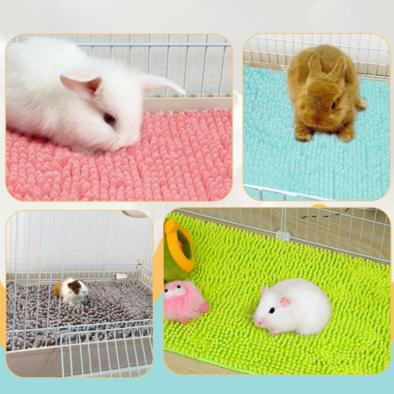 Guinea Pig Plush Non-slip Mat, Reusable And Washable