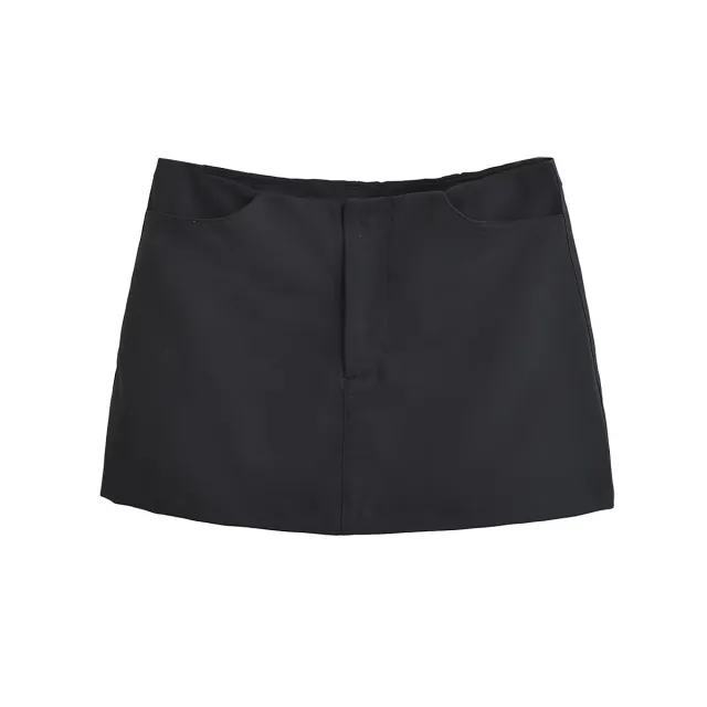 Women's High Waist Suit A Line Skirt Black - Shop at LoveMi