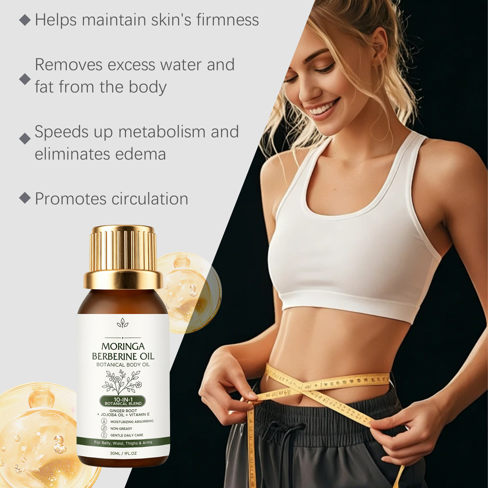 Nourishing Body Skin Moisturizing Care Essential Oil — foto 2