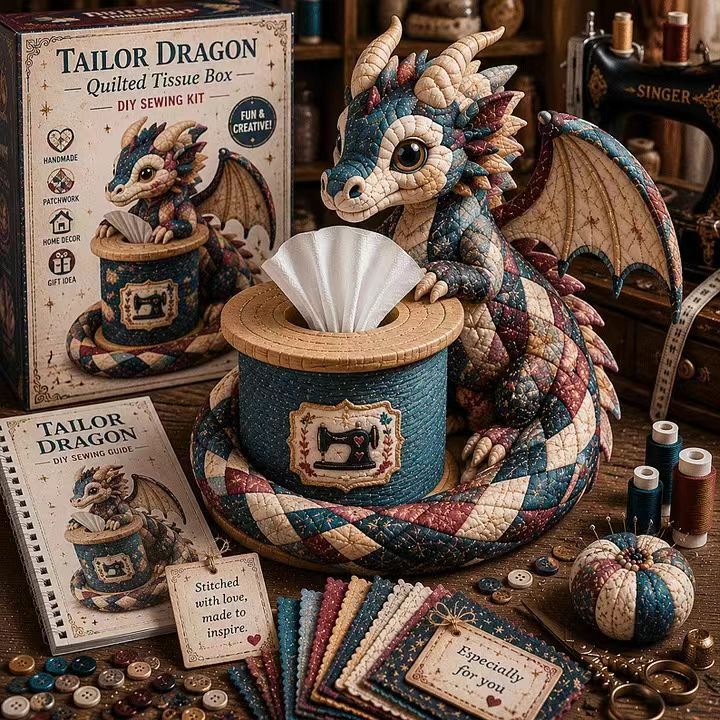 DIY Patchwork Animal-Shaped Tissue Box