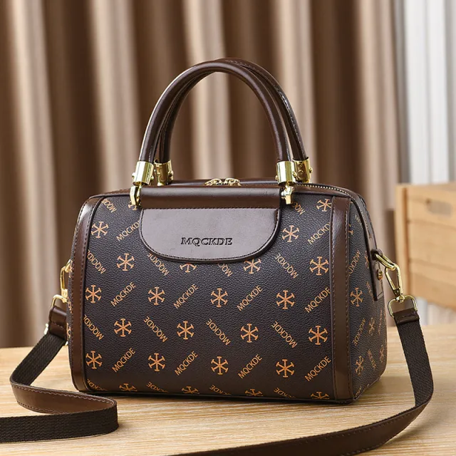 Fashion Large Capacity Portable Shoulder Crossbody Bag Coffee - Shop at LoveMi