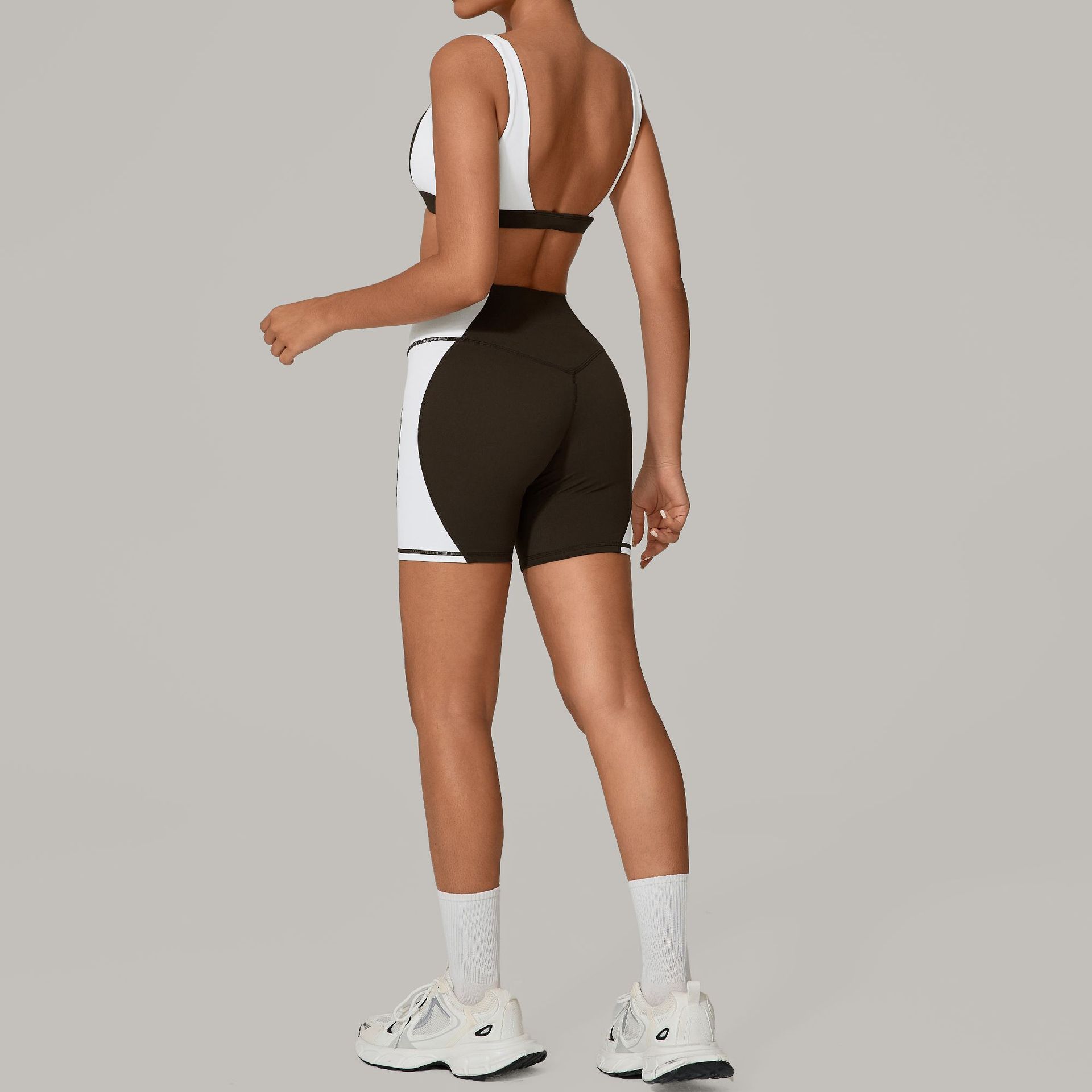 Color Matching Tight Quick-drying Workout Tenacity Sports Suit