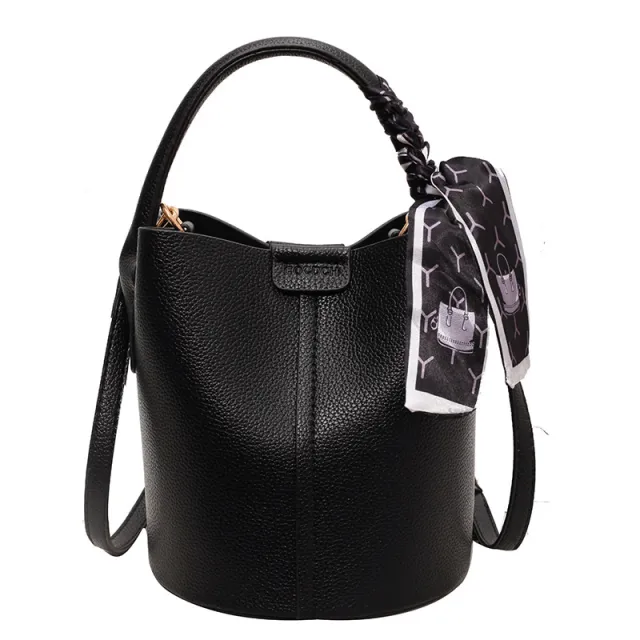 Large Capacity Commuter Bag Vegetable Basket Fashionable Portable Crossbody Black - Shop at LoveMi
