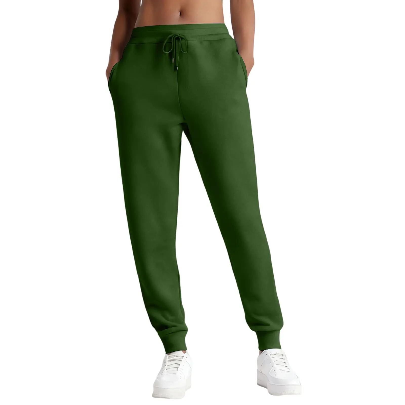Mens And Womens Fleece-lined Casual Sport Sweatpants