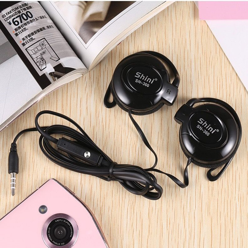 Ear Hook Monitoring Earphones Universal Round Hole Heavy Bass HD Voice Headset - 第 3/7 張圖片