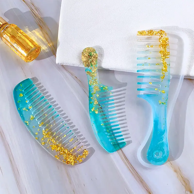 Women's Popular Comb Mold Crystal Glue