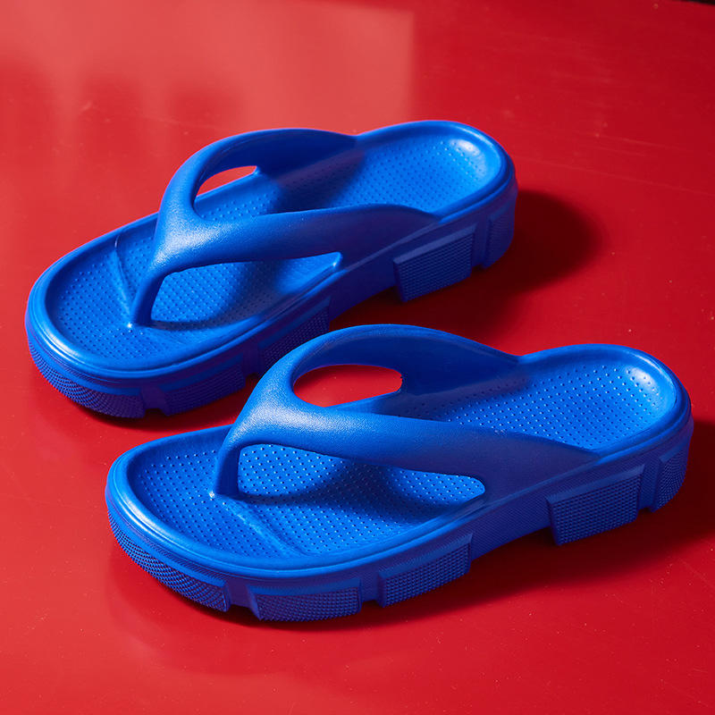 Summer Fashion Outerwear Flip flops Platform Slippers Women Blue - Shop at LoveMi