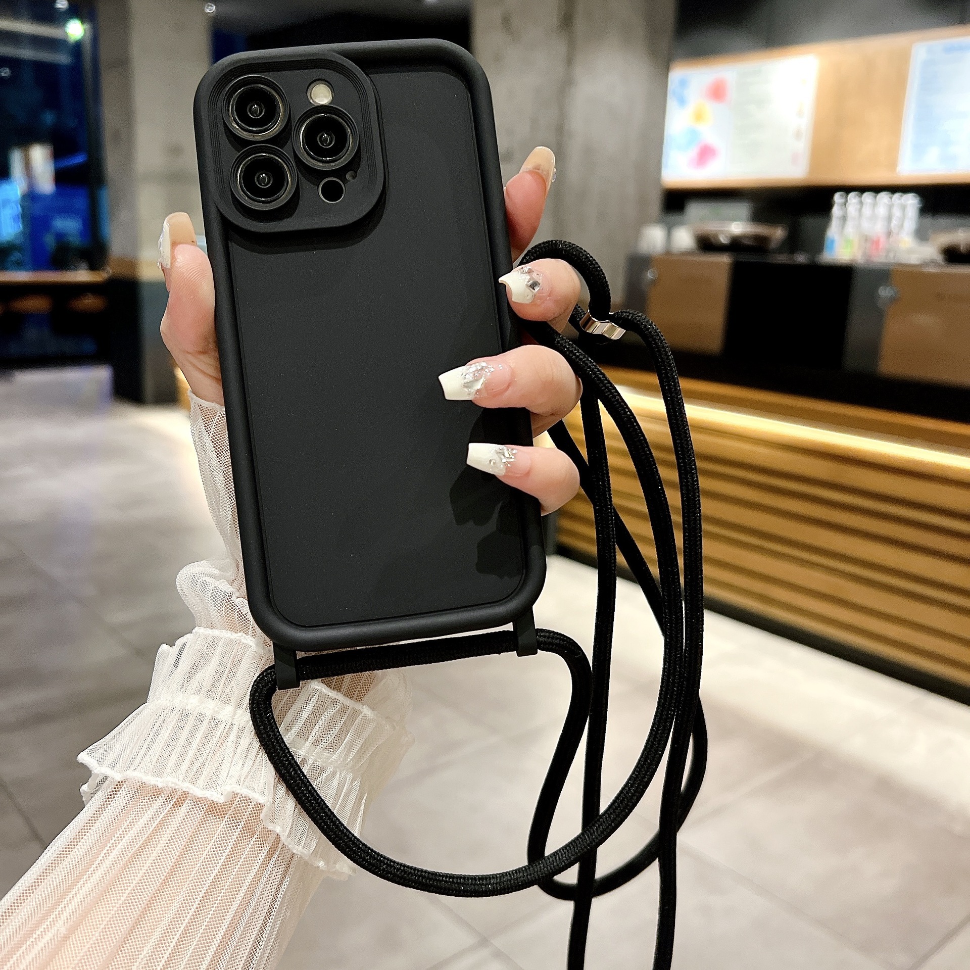 Silicon Carbide Lanyard Phone Case Crossbody Strap - Image 4