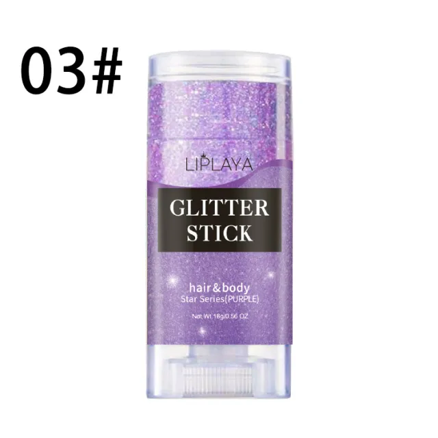 Sequins Stick Three color Magic Eye Shadow Convenient Purple - Shop at LoveMi