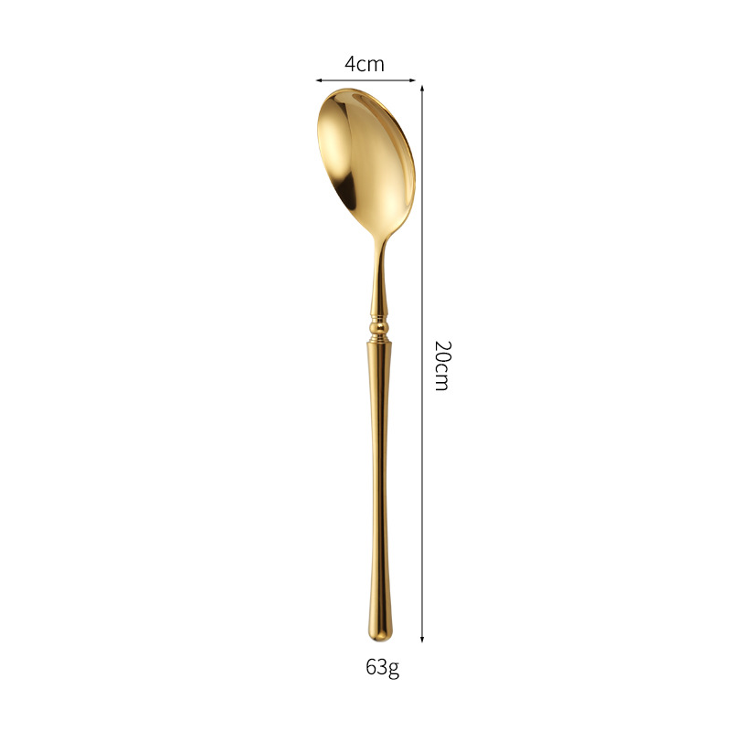 Bright Gold Spoon