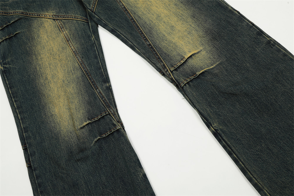Retro Washed And Worn Jeans For Men
