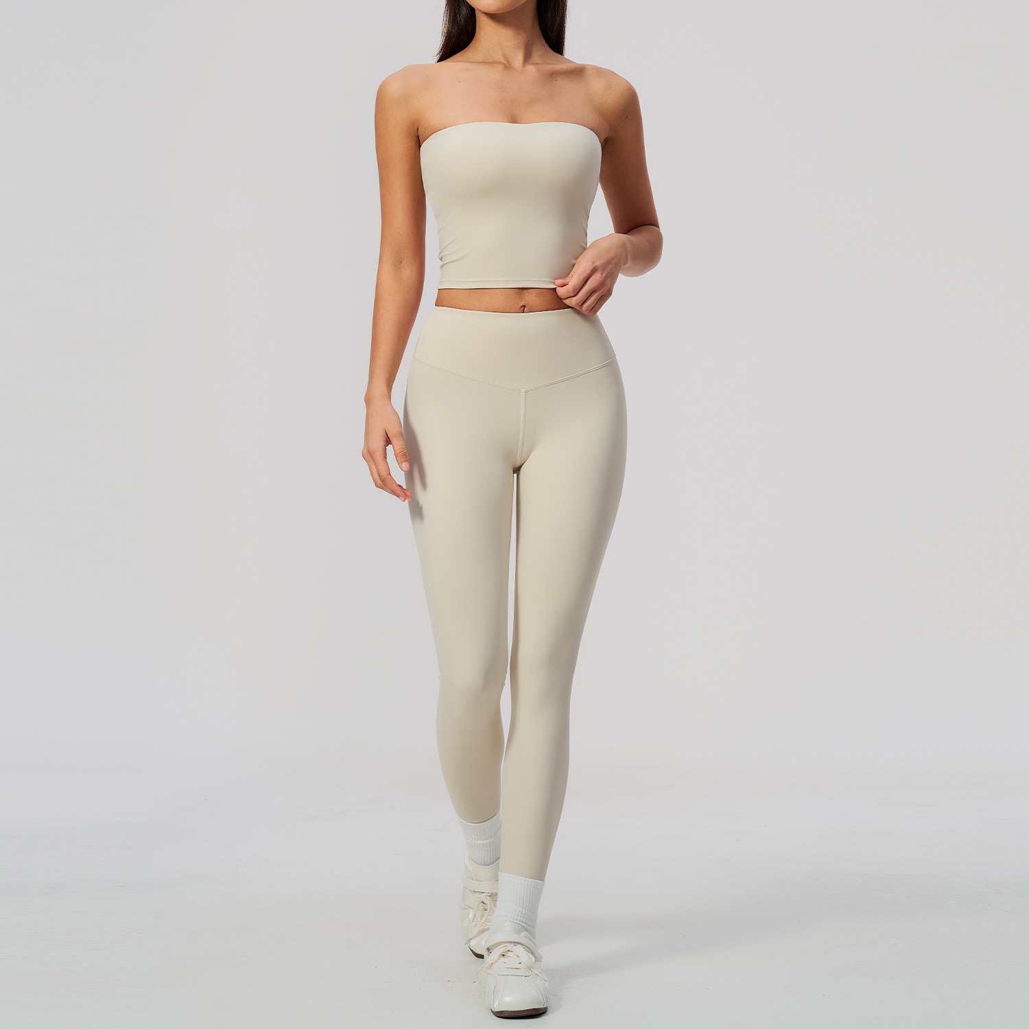 Running Sports New Strapless Yoga Suit Set 5