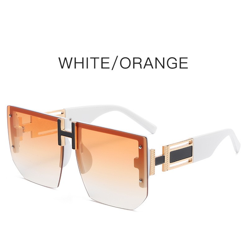 White Frame Gradient Orange