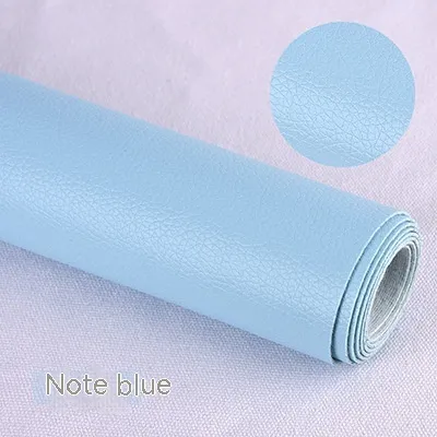 Litchi Self adhesive Leather Refurbished Bedside And Sofa Repair Patch Leather Patch Light Blue - Shop at LoveMi