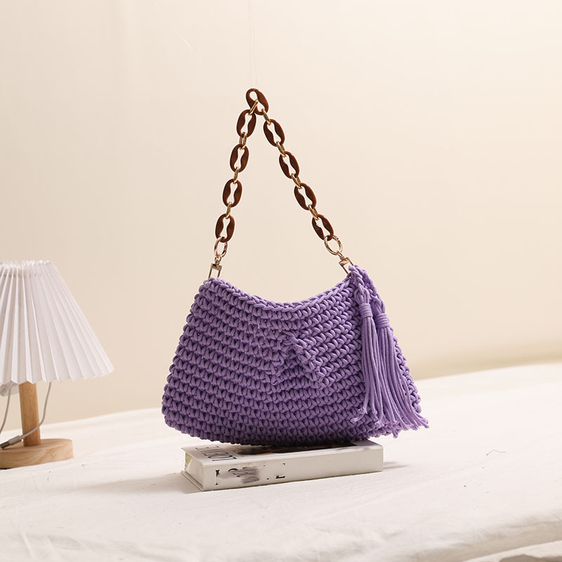 Cotton Knit Crossbody Bag, picture 8 of 10