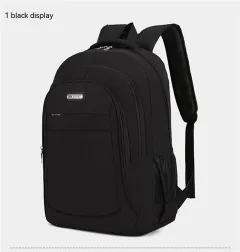 Office Laptop Backpack 15-inch - Black - View 1