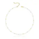 Womens Natural Crystal Abacus Bead Necklace view 13