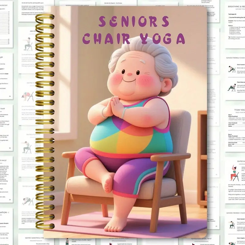 Yoga Training Guide Planner Notebook Coil-Bound Journal