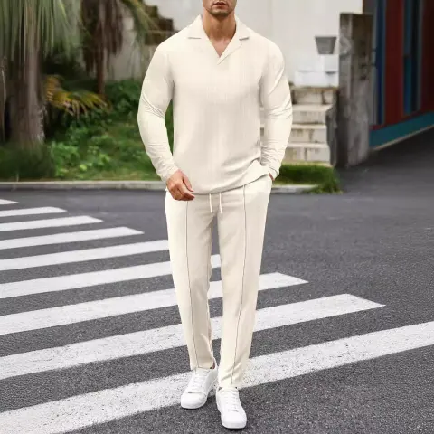 Autumn and Winter New Men's Solid Color Suit