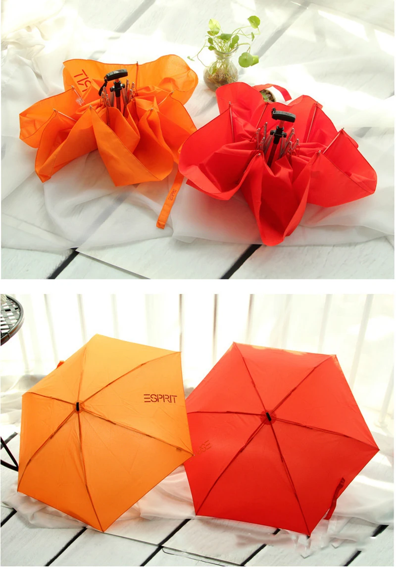 Title 10, 4 Colors Small Pocket Folding Pencil Umbrella U...