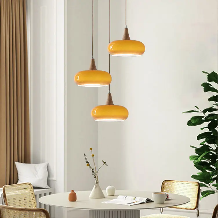 Cream Style Dining-room Lamp Bar Chandelier Simple