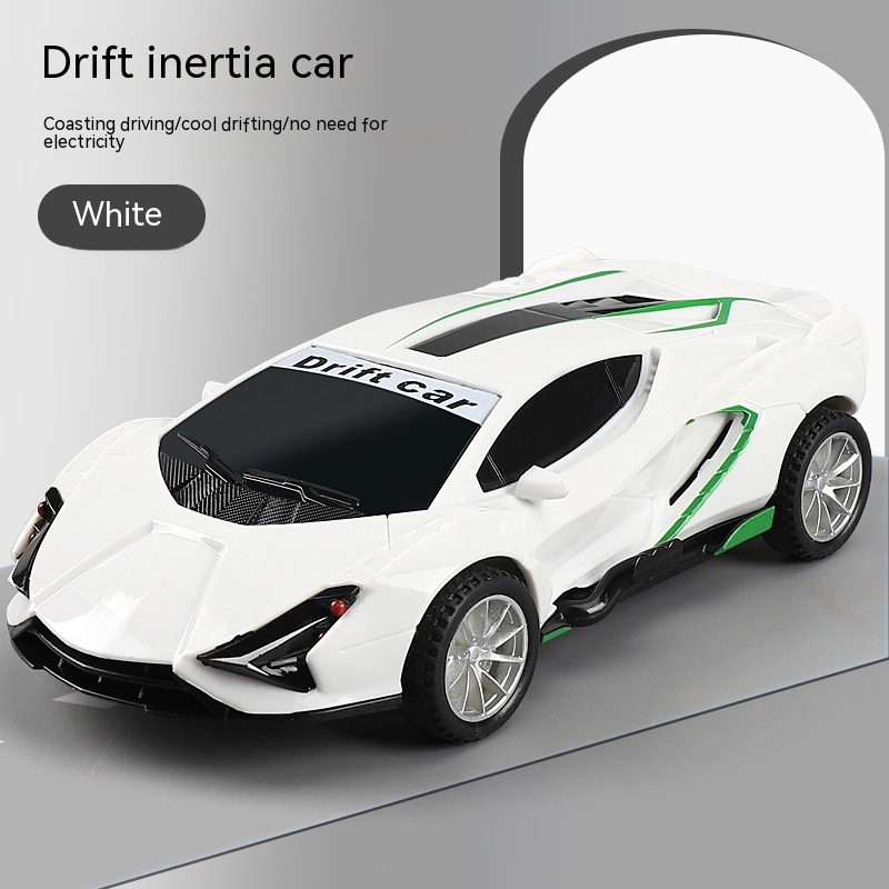 Inertial Drift Car White