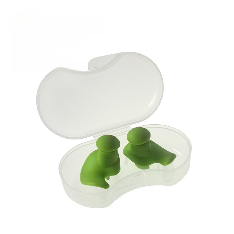 New Style Swimming Spiral Earplugs Waterproof Earplugs Nose Clip Earplug Set