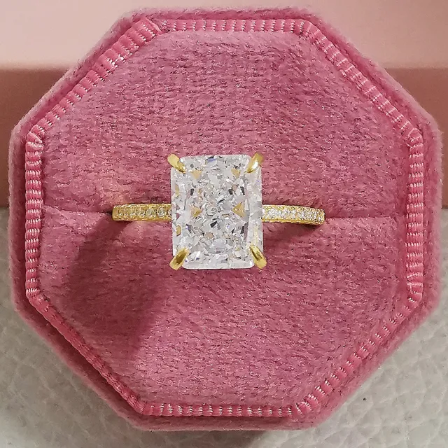 Ice Flower Cut Affordable Luxury Style Niche Advanced Design Ring For Women Gold - Shop at LoveMi