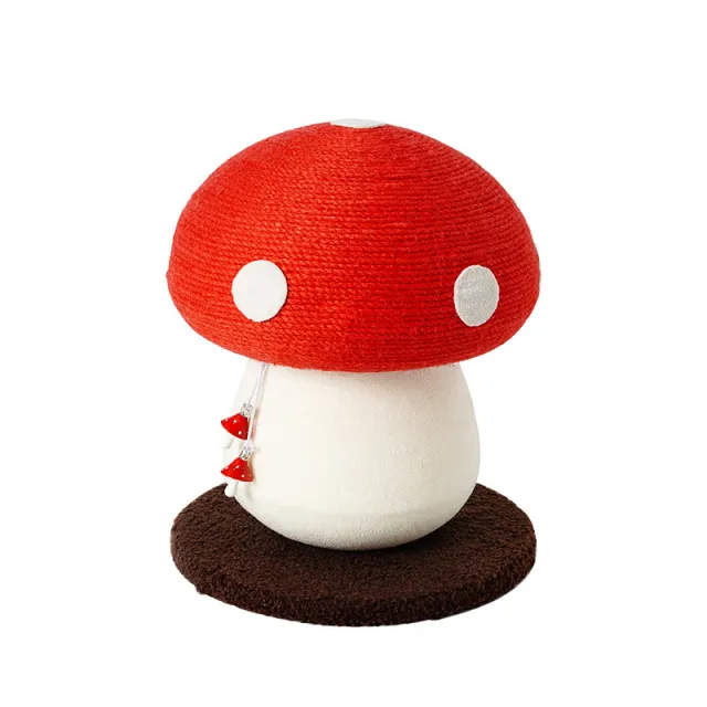 Cat Scratch Board Mushroom Red Umbrella Scratching Board Cat Toy Red Poisonous Mushroom - Shop at LoveMi