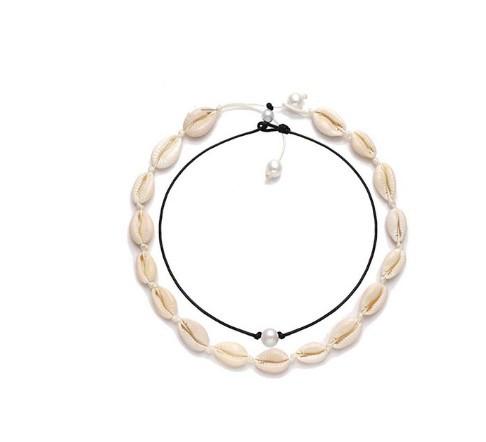 Amazon Hot Shell Necklace European And American Pearls Necklace Set Gravel Shell Fragment Necklace For Women Necklace
