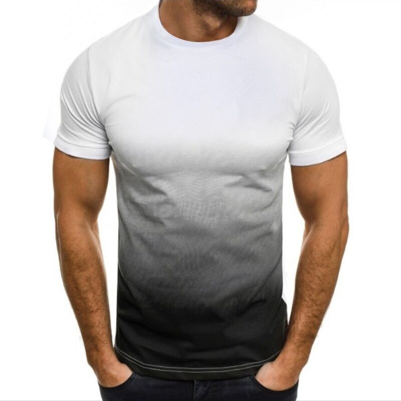 Title 2, T-shirt con risvolto moda sportiva casual da uomo