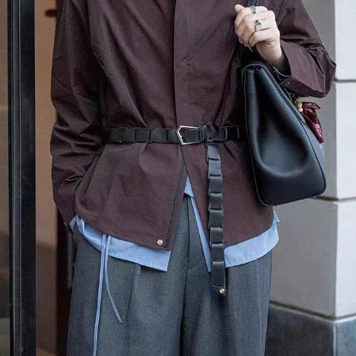 Belt Ladies Special-shaped Buckle Stitching Pant Belt