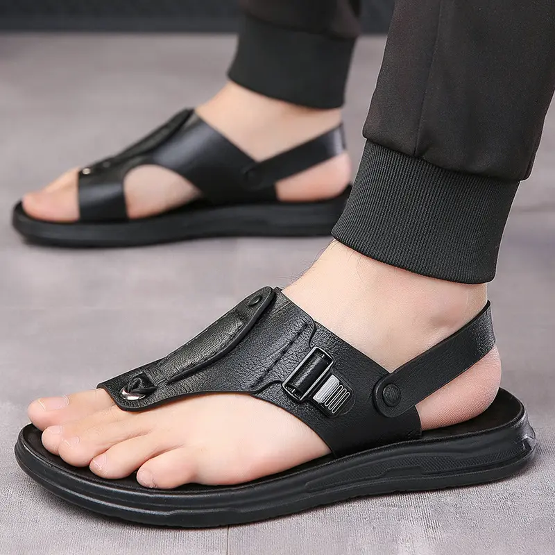 Flap-style Casual Slip-on Sandals