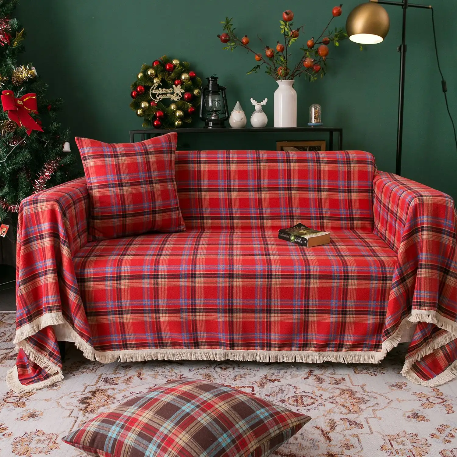 Multifunctional Tassel Sofa Cover