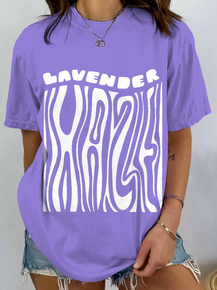 Cool Printed Street Fashion Animal Series Round Neck T-shirt